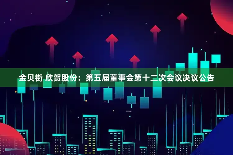 金贝街 欣贺股份：第五届董事会第十二次会议决议公告