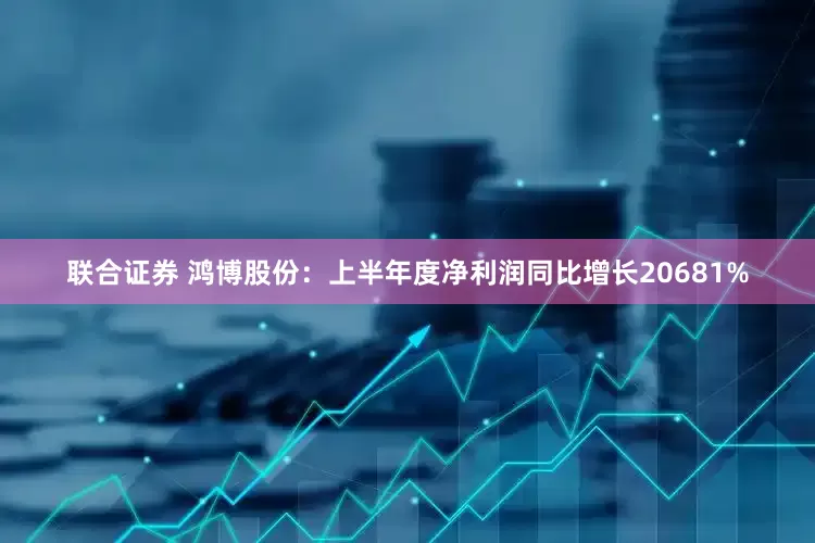联合证券 鸿博股份：上半年度净利润同比增长20681%